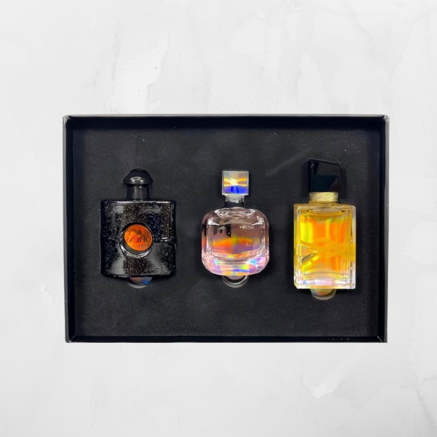 YSL LUXURY TRIO GIFT BOX – BLACK OPIUM, MON PARIS & LIBRE