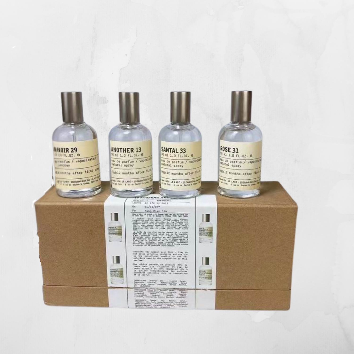 LE LABO 4-PIECE PERFUME GIFT BOX