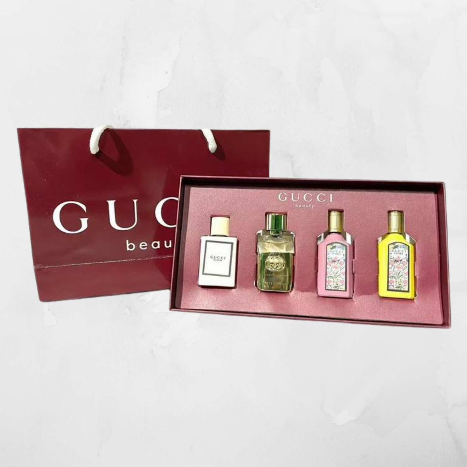 GUCCI 4-PIECE PERFUME GIFT BOX