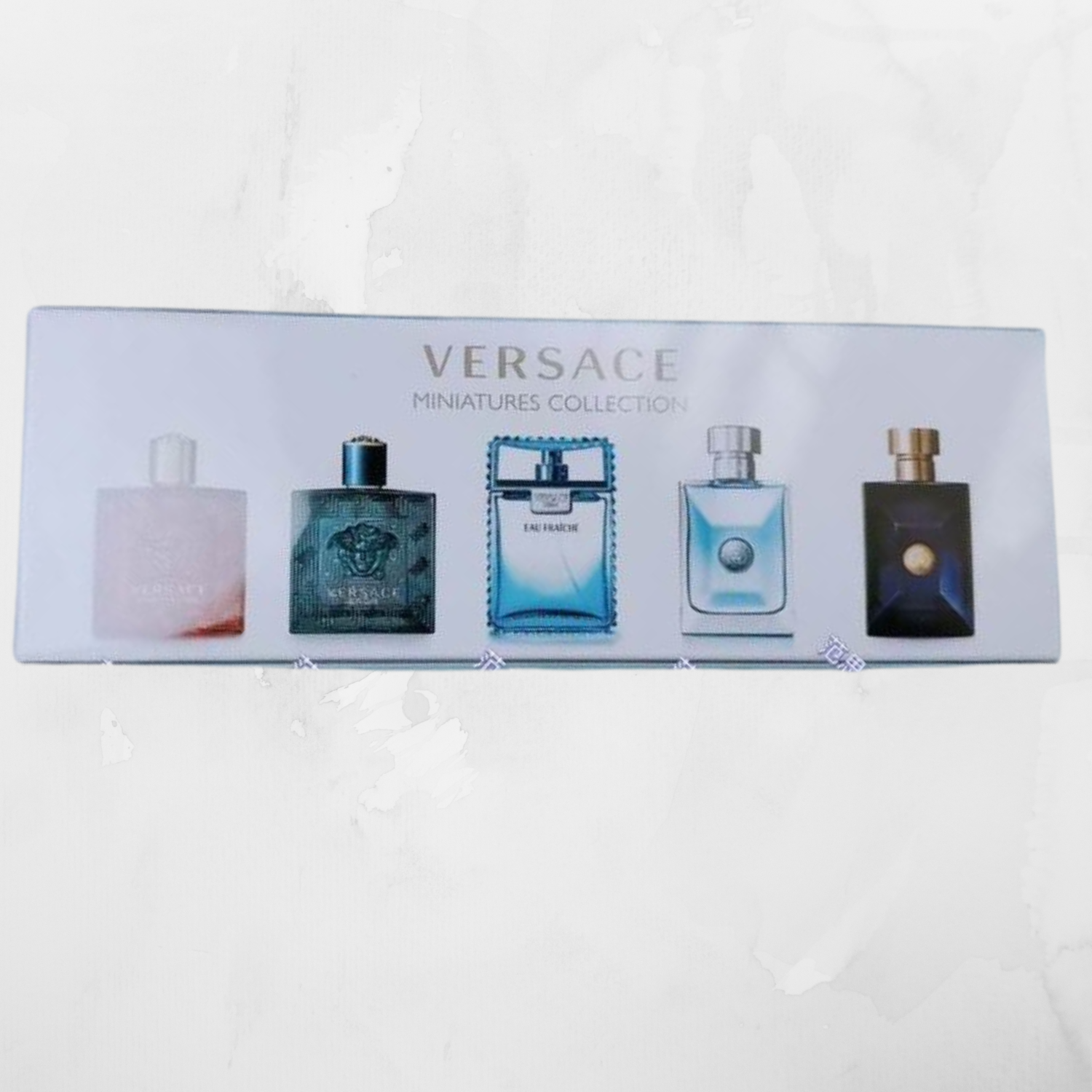 VERSACE MEN’S 5 PIECE MINIATURE PERFUME COLLECTION