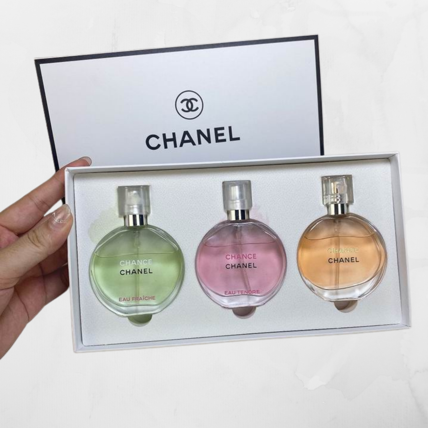 CHANEL CHANCE 3 PIECE MINI PERFUME GIFT SET