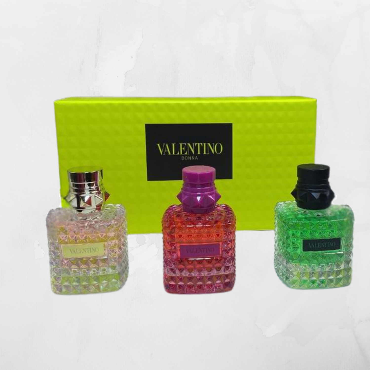 VALENTINO DONNA 3 PIECE MINI PERFUME GIFT SET