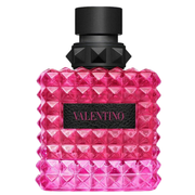 Pink diamond-patterned perfume bottle elixir