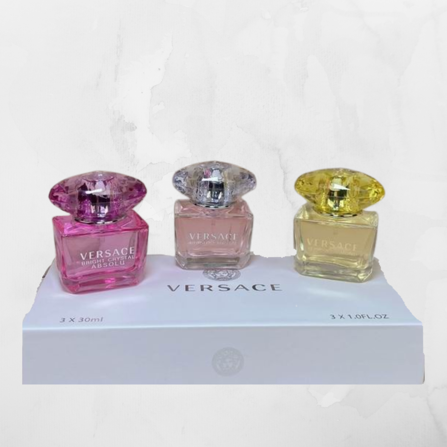 VERSACE 3-PIECE PERFUME GIFT BOX
