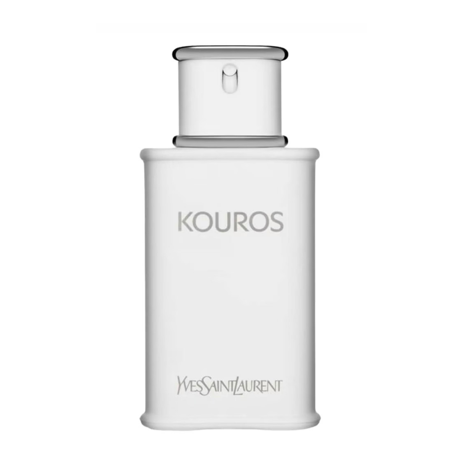 Yves Saint Laurent Kouros perfume bottle on a white background