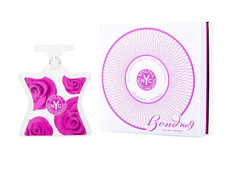Bond No 9 New York perfume bottle and packaging with purple floral design Centrak Paark South