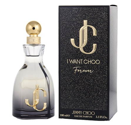 Jimmy Choo perfume bottle I want choo forever