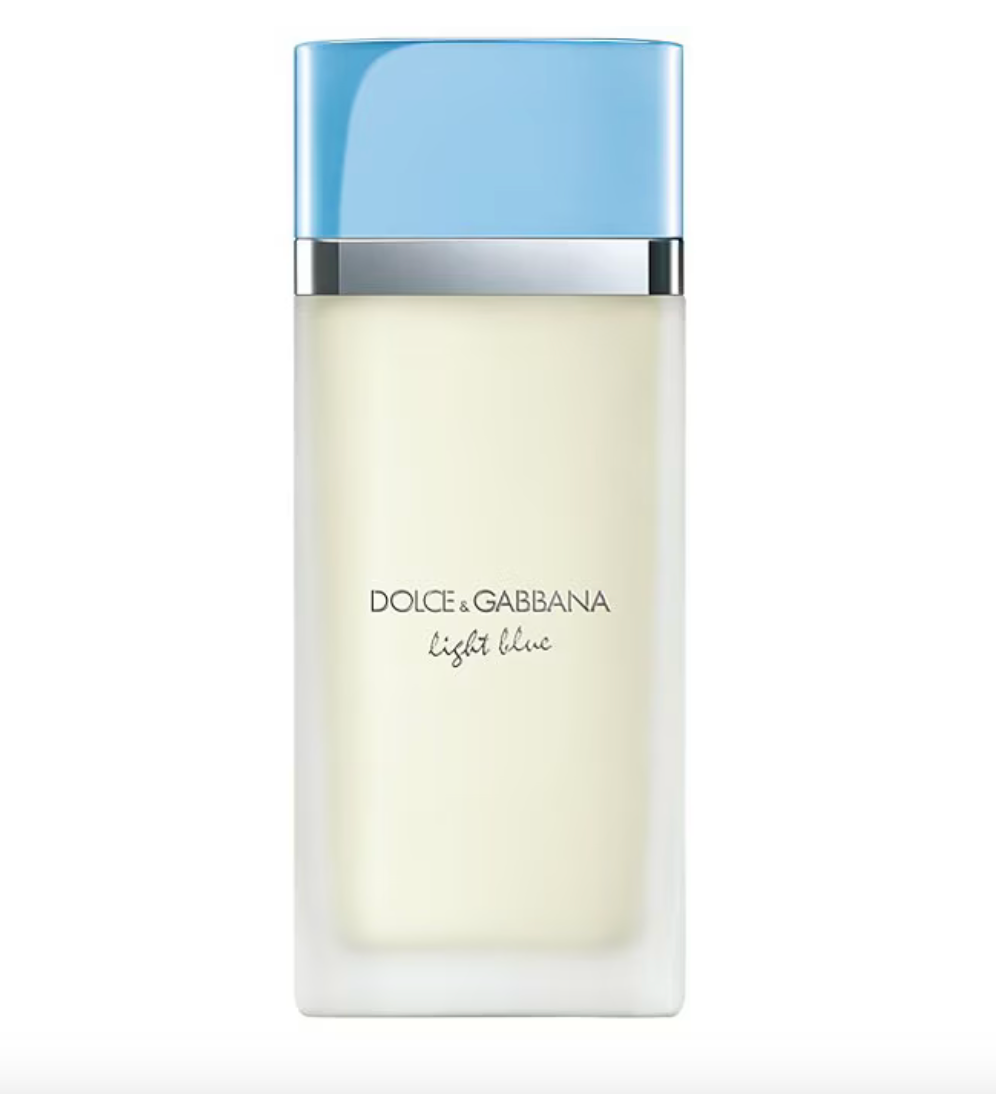 Dolce & Gabbana Light Blue perfume bottle on a white background