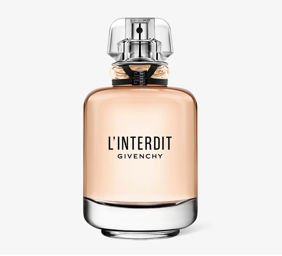 Givenchy L'Interdit perfume bottle on a white background