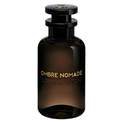 Louis Vuitton Ombre Nomade perfume bottle on a white background