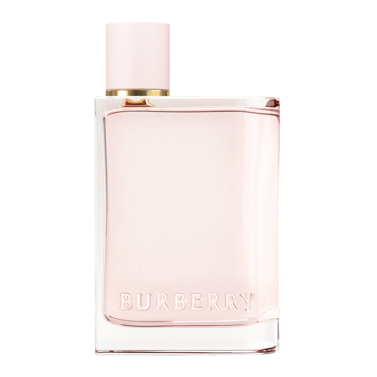 Burberry perfume bottle with a light pink color 100ml