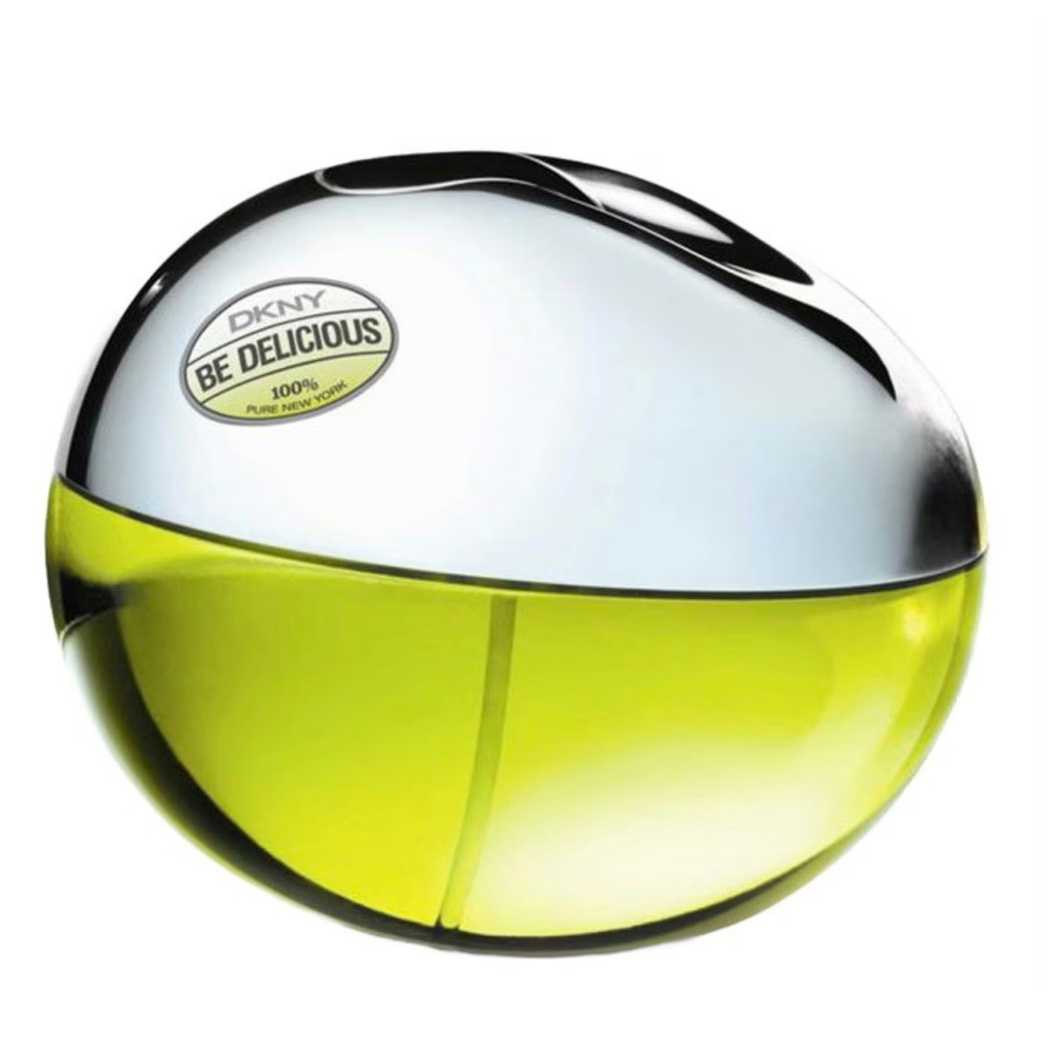 DKNY Be Delicious perfume bottle on a white background