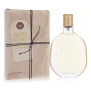 Diesel perfume bottle and packaging on a white background