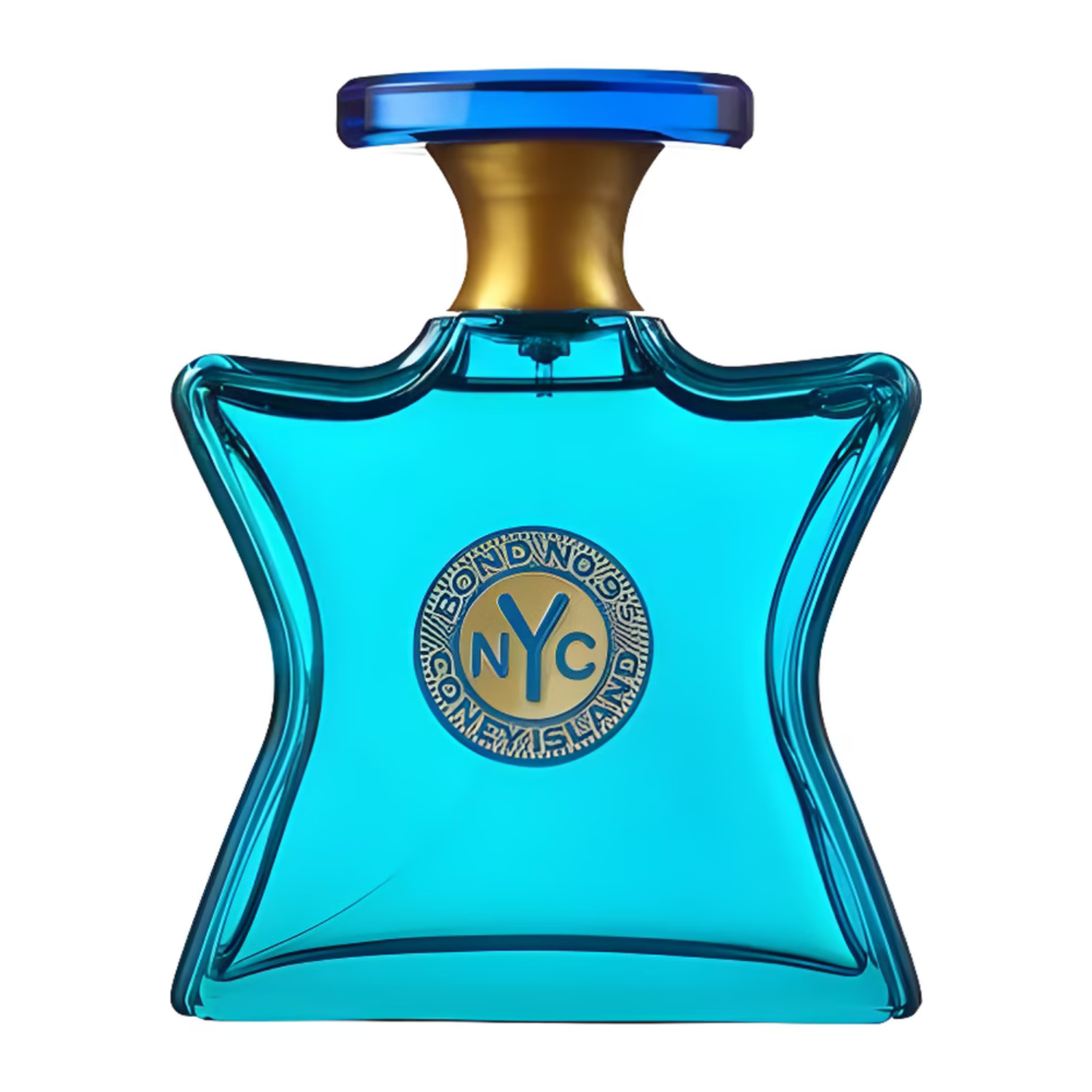 Blue perfume bottle Bond No 9 Coney Island
