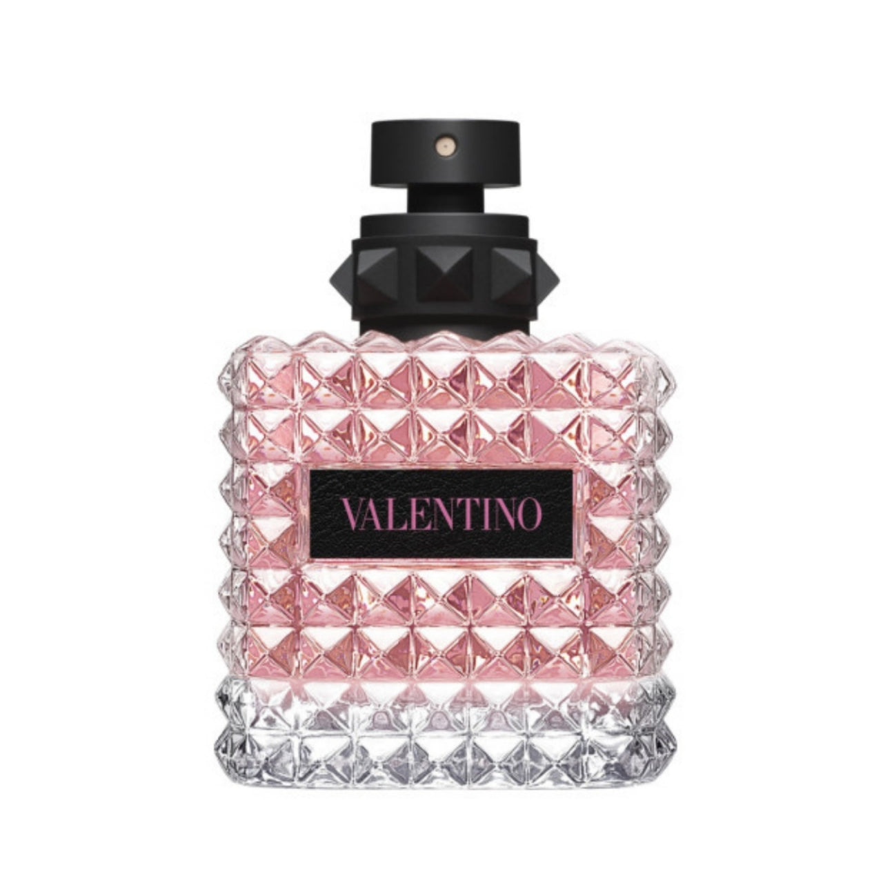 Valentino perfume bottle with pink donna born in Roma